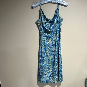 Blue Print Dress